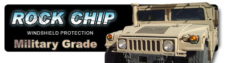 Rock chip protection for windshields