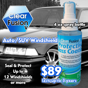 Clear fusion V windshield