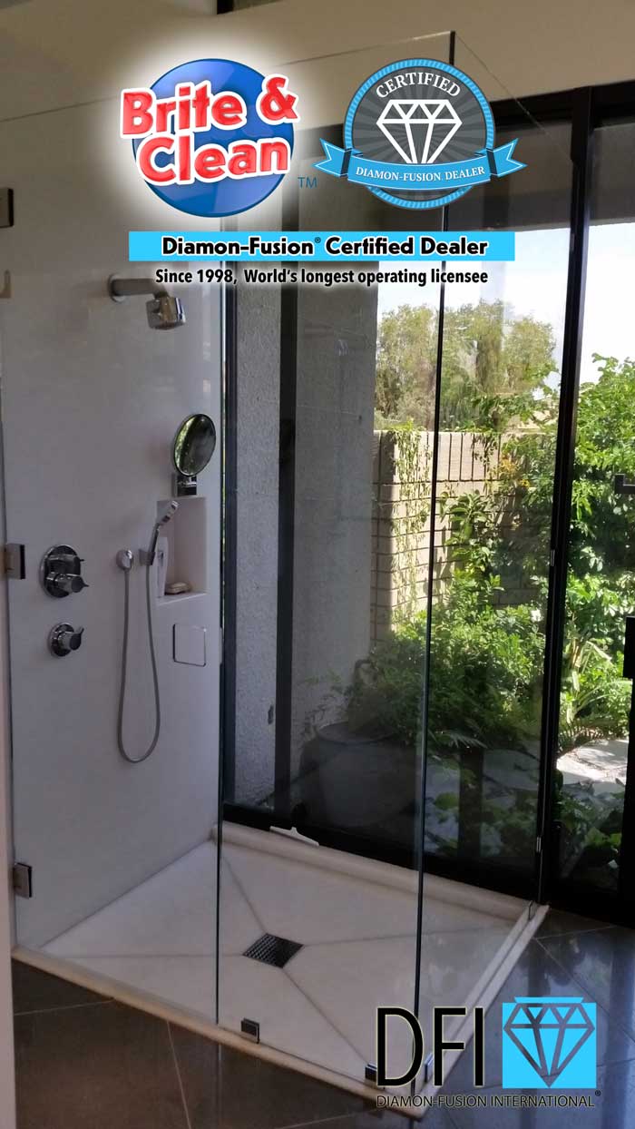 Diamon-Fusion® Coachella Valley shower doors