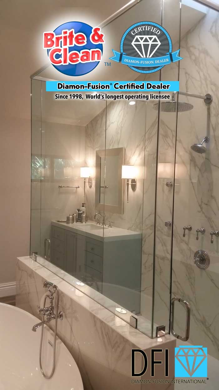 Diamon-Fusion® Coachella Valley shower doors