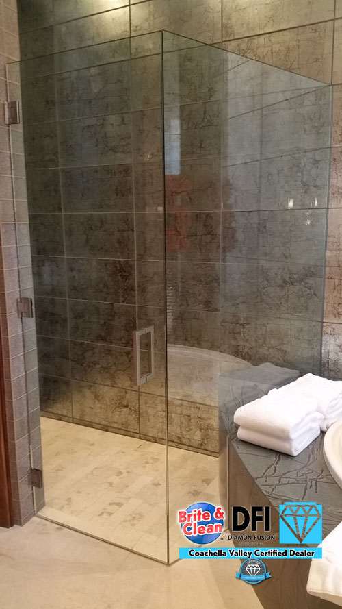 Diamon-Fusion® Coachella Valley shower doors